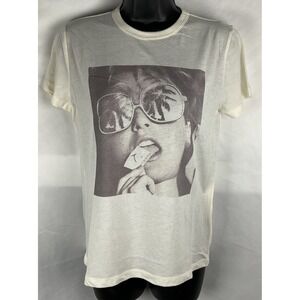Marine Layer Women's Size S Summer Dreams Graphic T Shirt Ivory NWOT